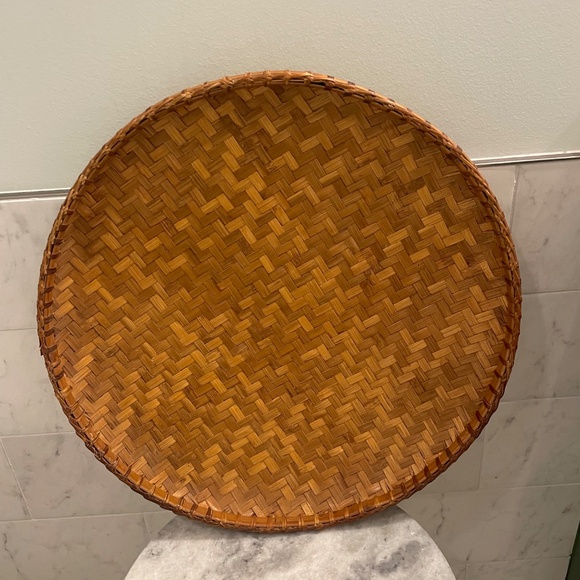 Vintage Rattan Rice Basket - Picture 3 of 3